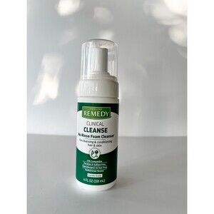 Medline Remedy Clinical Cleanse No Rinse Foam Hair & Skin 4 Oz. Vanilla